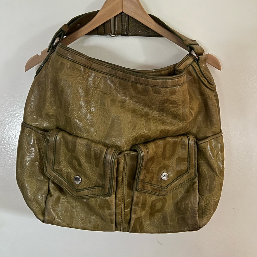 Marc by Marc Jacobs Green Bag with Letters. Great used Condition